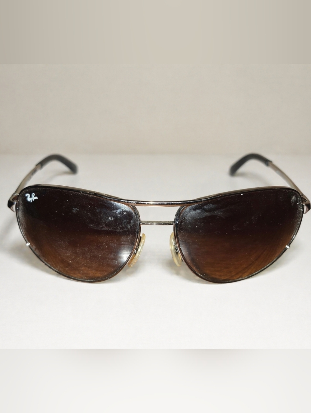 Ray-Ban Aviator Sunglasses - Brown Gradient Lenses with Gold Frame